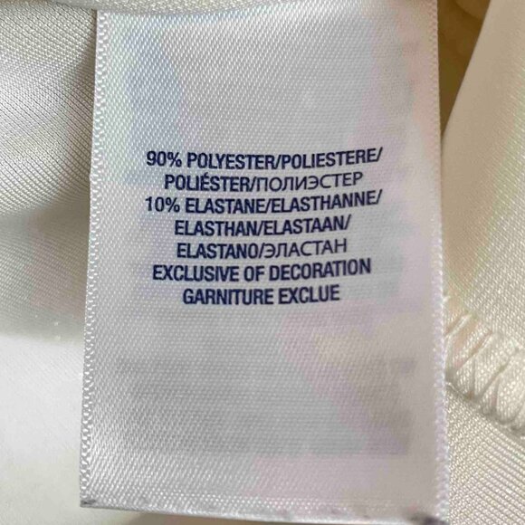 Ralph Lauren Short Sleeve Cream Velvet Dress Girls Size 24 Months - Picture 5 of 9